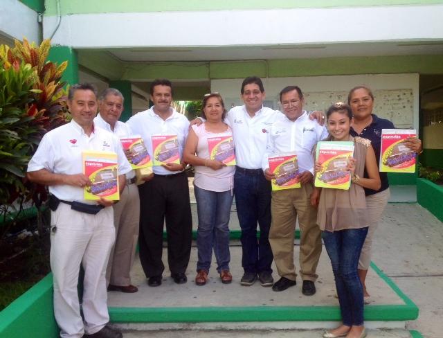 VEGA DE ALATORRE, VERACRUZ, MÉXICO, A 30 DE JULIO DE 2014.- Se realizó una reunión en el Plantel Vega de Alatorre con el Director, Ing.