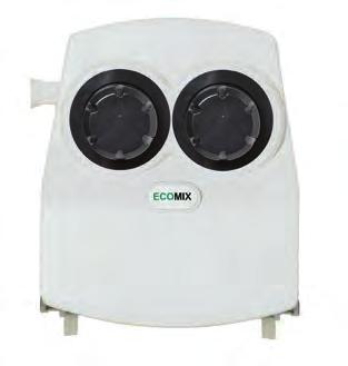 ECOMIX COMPACTO DE 1 PRODUCTO QUÍMICO Un dispensador compacto que le permite seleccionar hasta 13 ratios de dilución específicos en aplicaciones tanto de alto como de bajo caudal.