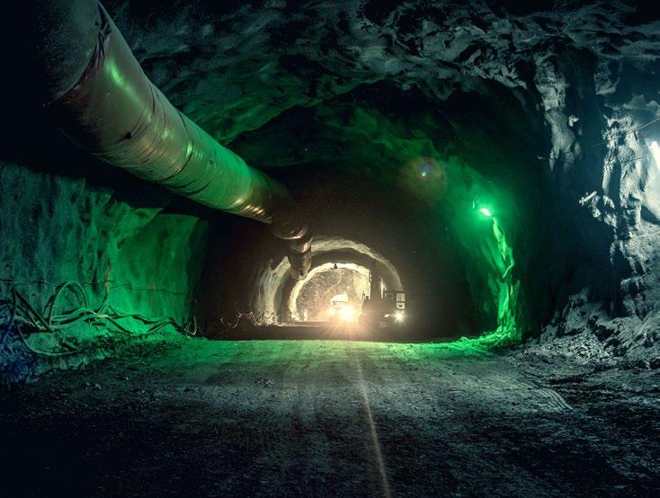 Los trabajos de excavación del túnel Chamisero ii