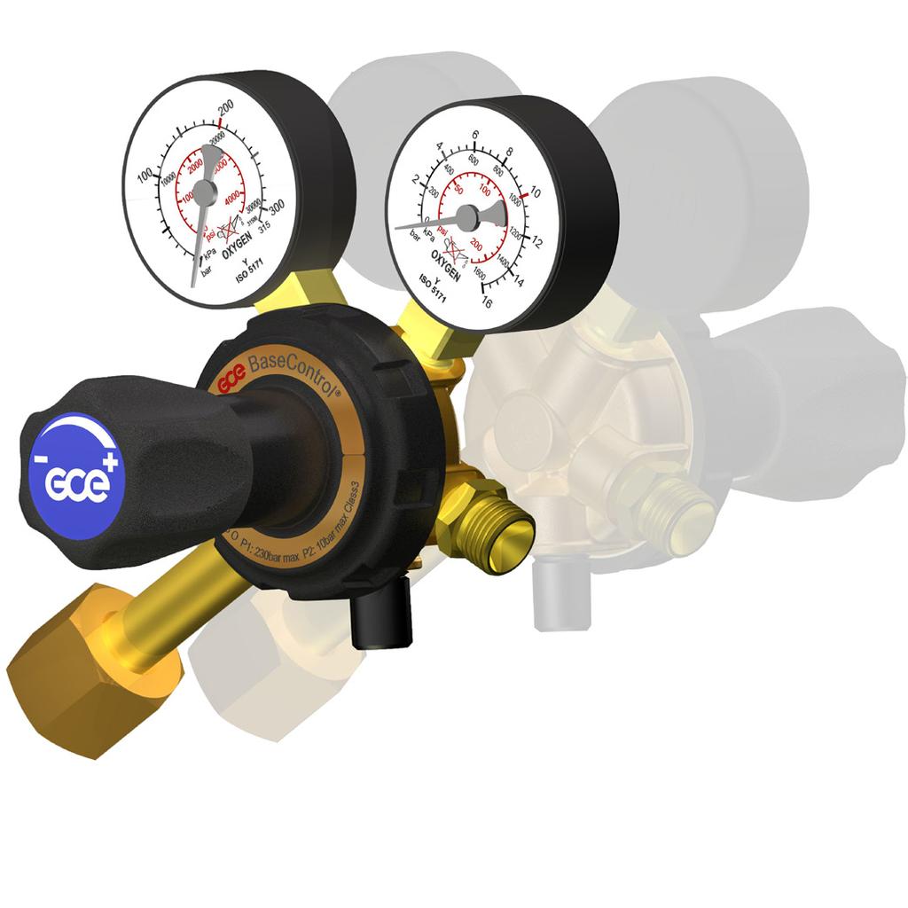 CARACTERÍSTICAS DEL PRODUCTO Manómetros de 50 mm (2 ) de diámetro, con triple escala (Bar, Psi, kpa), con sello metal/metal Código de color del gas en los
