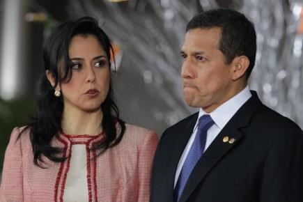 Aprobación de la pareja presidencial: Humala cae 6 ptos y Nadine pasa a 11% (HISTÓRICO) Las acusaciones por lavado de activos por parte de la Primera Dama, sumadas a hechos mediáticos como Tía María