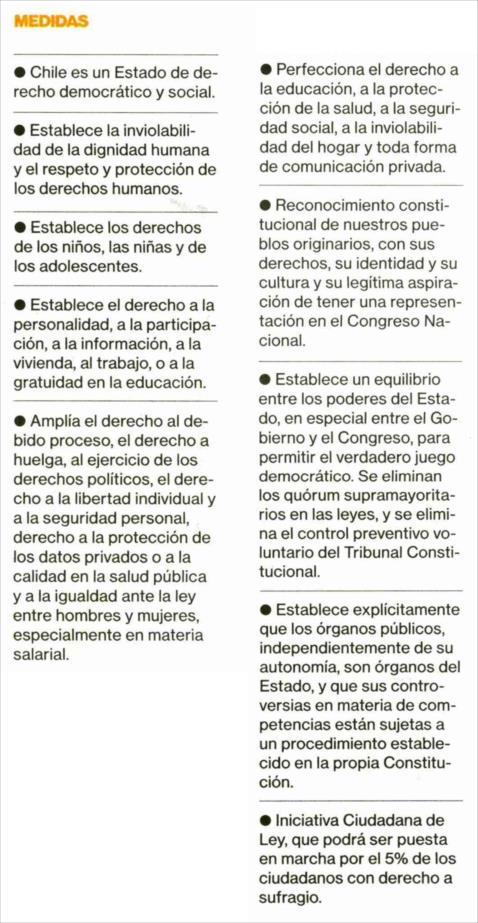 Fecha: 06-03-2018 Fuente: Diario Pulso - Stgo - Chile 24 4 Bachelet anuncia Nueva
