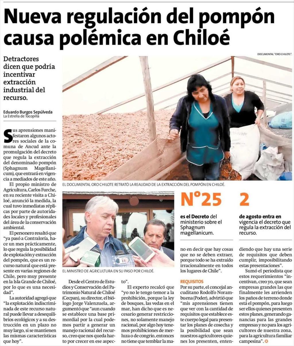 Fecha: 06-03-2018 Fuente: La Estrella de - Chiloe - Chile 5 2 Nueva