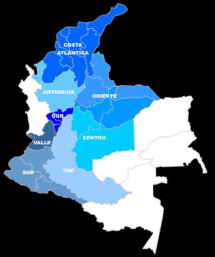 de energía por operadores de red y región Junio 2012 Comportamiento por operadores de red - OR (**) jun-11 jun-12 Antioquia(EPMD) 2.1% 2.2% jun-11 jun-12 Chocó 7.2% -0.5% jun-11 jun-12 Caldas(CHCD) 2.