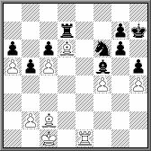 [Finalmente las negras aceptan el cambio, ahora que las entrada de la torre en e6 parece peligrosa. De cualquier modo, no tenían nada mejor] 37.Axf5 gxf5 38.Te6 Ce4 39.