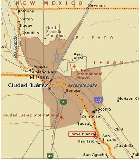 2.1. CRITERIOS TÉCNICOS 2.1.1. Descripción del proyecto Ubicación geográfica 2. CRITERIOS DE CERTIFICACIÓN La comunidad de Loma Blanca se ubica en el municipio de Juárez en el Estado de Chihuahua.