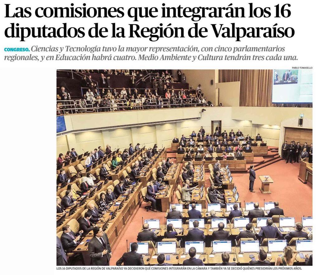 Fuente: El Mercurio de Valparaíso 2 3 Las comisiones que integrarán