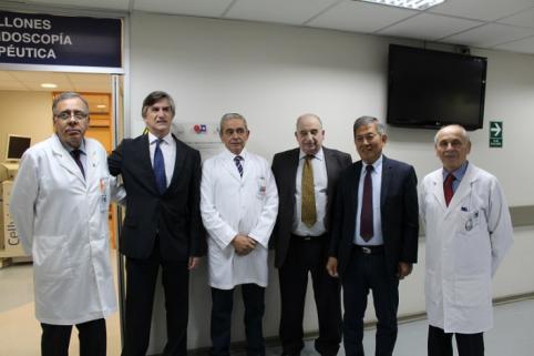 INVERSIONES Inauguración Pabellones Endoscopía Terapéutica Visita