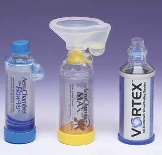 El Saber Asma Ejemplos de los Espaciadores Comunes Ejemplos de Nebulizadores INHALADORES Muchos medicamentos para el asma se toman con un inhalador. Este es un aparato ue se coloca en la boca.