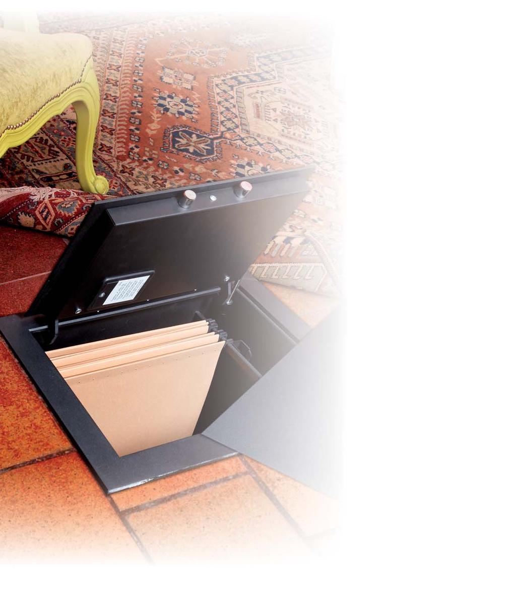 CS ILUMINACIÓN INTERIOR en el suelo standard Su seguridad se basa en que queda oculta una vez instalada en el suelo debajo de una alfombra o mueble