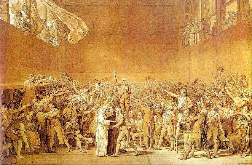 La Asamblea Nacional (1789-1792) El Rey, la Nobleza y el Clero no aceptan el voto por persona.