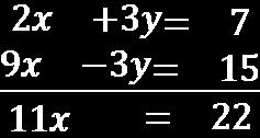 Ecuaciones de 2 o más variables. Forma normal. 2x+3y=7 3x-y=5 Con matrices.