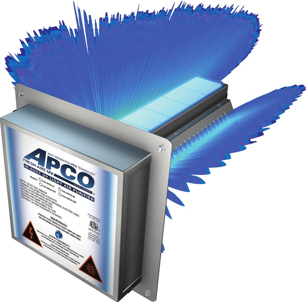Especificaciones Fresh Aire UV APCO Especificaciones Técnicas