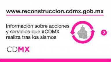 Plan de Reconstrucción de CDMX Información en portal web de Metrobús 1. Creación de plataforma CDMX. 2.