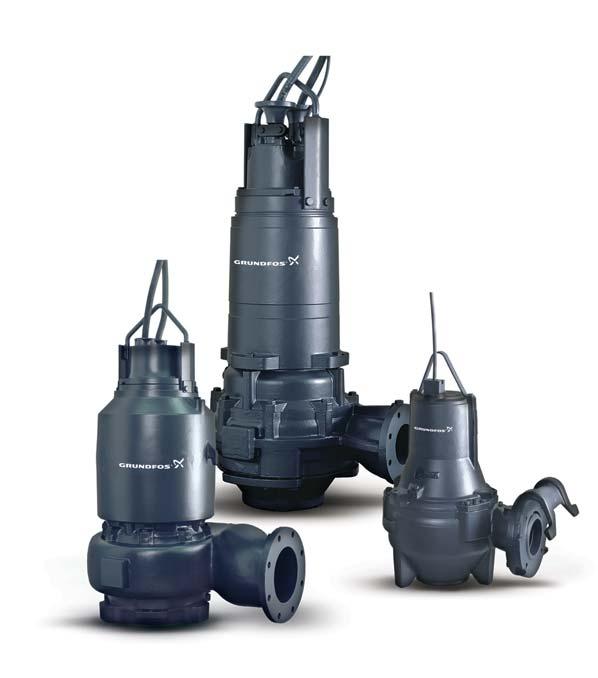 Grundfos Bombas eficientes para manejar aguas fecales sin tratar Grundfos ofrece una gama completa de bombas de aguas fecales, extremadamente seguras y muy eficientes,