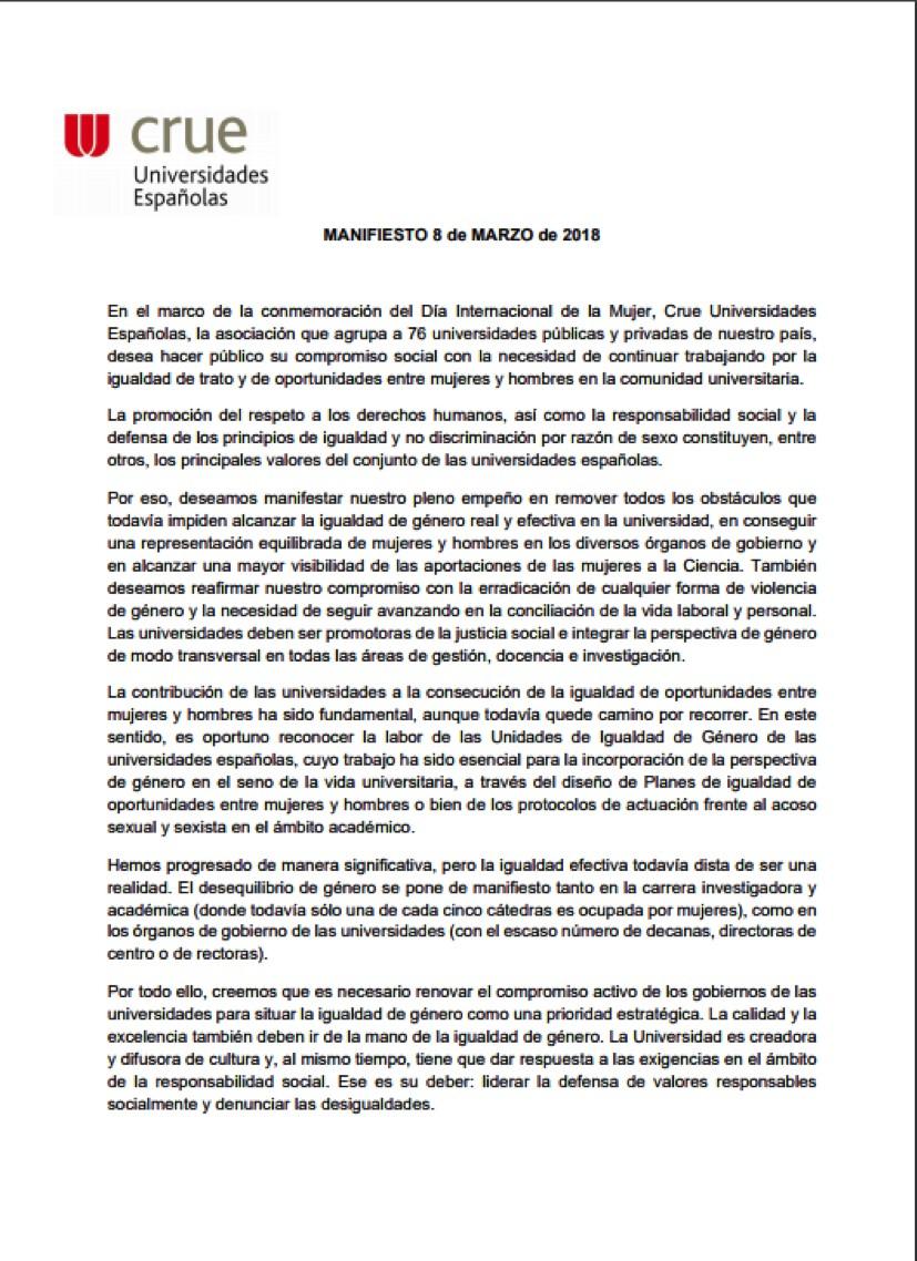 Manifiesto de la CRUE (https://canal.ugr.