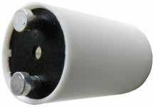 Pag. 5 / 9 INSTALACIÓN: La alimentación del tubo LED se realiza en un solo extremo del tubo con un casquillo G13. El otro extremo sirve únicamente de soporte.