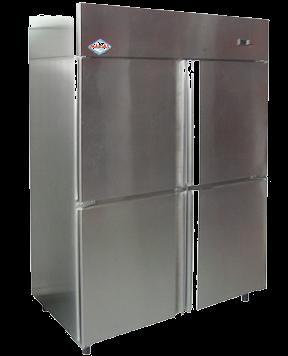 Respecto al almacenamiento en refrigeradores: De 1 a 4ºC en la zona de carnes y lácteos (arriba en refrigeradores más antiguos Frutas y Verduras entre 8 y 10ºC.