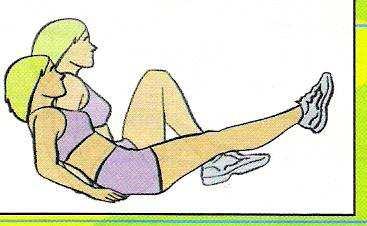 Llevar las piernas extendidas Los ejercicios en los que llevas las piernas extendidas, aumentan la