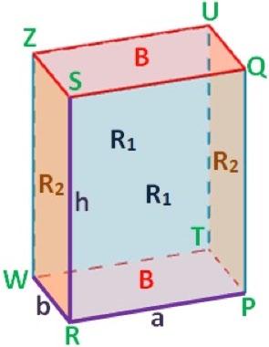 Y se obtiene que el área de este prisma rectangular es de 45 cm 2. Cómo se obtiene?