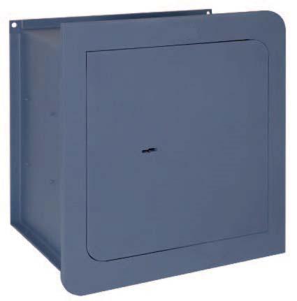 a 3 lados Azul metalizado Ranura antipesca de 150 x 16mm. 3 pared / x 3 suelo - Ø12 mm.