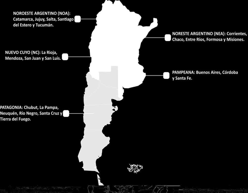 Regiones de la Argentina