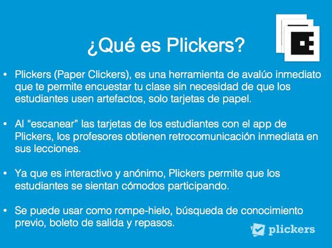 5 6 plickers.com Instrucciones Plicker: 1.