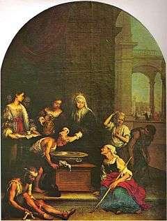 Santa Isabel curando a los tiñosos Bartolomé Esteban Murillo, hacia 1672