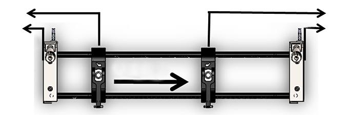 nominales de tubería (sin empalmes ni curvaturas) antes del transductor del caudal ascendente Un tramo recto de una tubería de al menos 5 diámetros nominales de tubería (sin empalmes ni curvaturas)