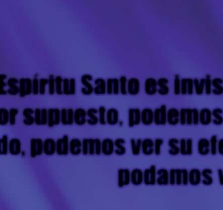 Espíritu Santo es invisible