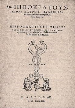 narcóticos y febrífugos CORPUS HIPPOCRATICUM recopilación de escritos médicos del siglo V a.