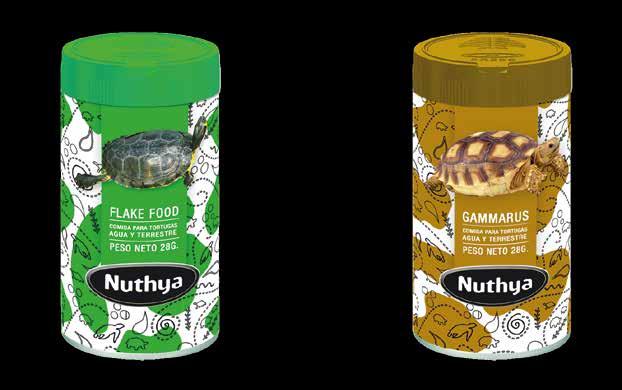 Tortugas Nuthya Complete Food y su línea de alimento