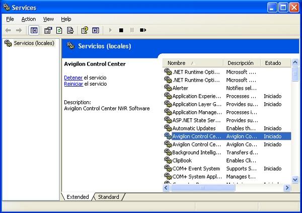 Primeros pasos El software de servidor Avigilon Control Center incluye dos partes: el servicio de Windows y la herramienta de administración.