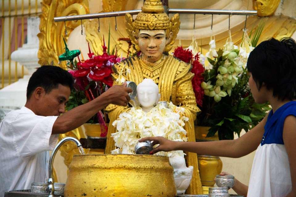 Yangon - La Pagoda Shwedagon, es el