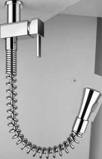hoses mm 3/8 AENOR certificates Caño giratorio Swivel spout M 11/100 5 M24x1 70x70 160 Termostática baño y ducha Cr 2811201 Termostatic bath and shower mixer Tope de seguridad 38º / Security level