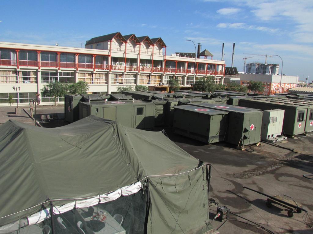 Terremoto 2014 Posteriormente, el 23 de mayo comenzó a funcionar el hospital modular del Ejército con tres pabellones, donde se realizaron