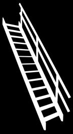 La MSU Universal es la escalera modular recta más popular hecha de madera de abeto