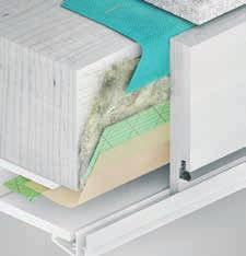 CONJUNTO DE AISLAMENTO LXD El kit de aislamiento LXD proporciona el estándar de aislamiento estrecho entre el cajón de la escalera y el hueco del techo necesario en la construcción eficiente
