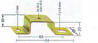 carril DIN del tipo TSTW para fijación angular de los carriles DIN a un ángulo de 35.