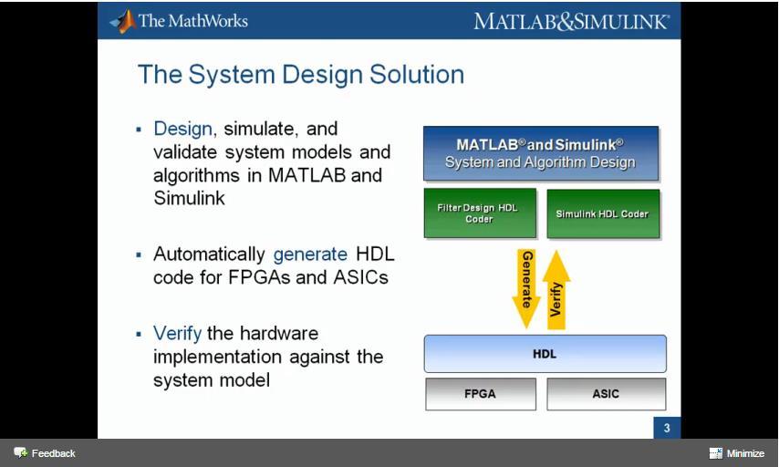 OTRAS HERRAMIENTAS DE DISEÑO PARA FPGAs Ejemplo: Diseño y simulación en Matlab =>