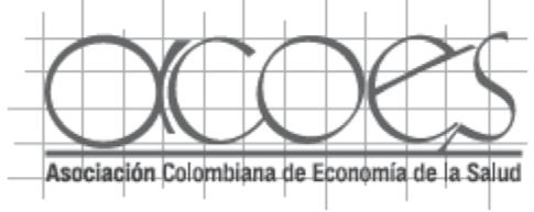 Todos los derechos reservados Asociación Colombiana de Economía de la Salud, ACOES La Demanda por Salud y Retos para el Futuro ISBN versión impresa: 978-958-99458-1-0 ISBN versión digital: