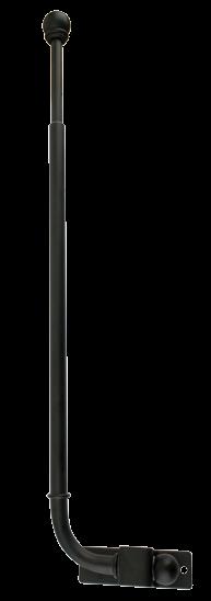 portier PORTIER Barra basculante extensible extendible swing rod barre extensible basculante cm Acabado Finished 36-63 cm 3.