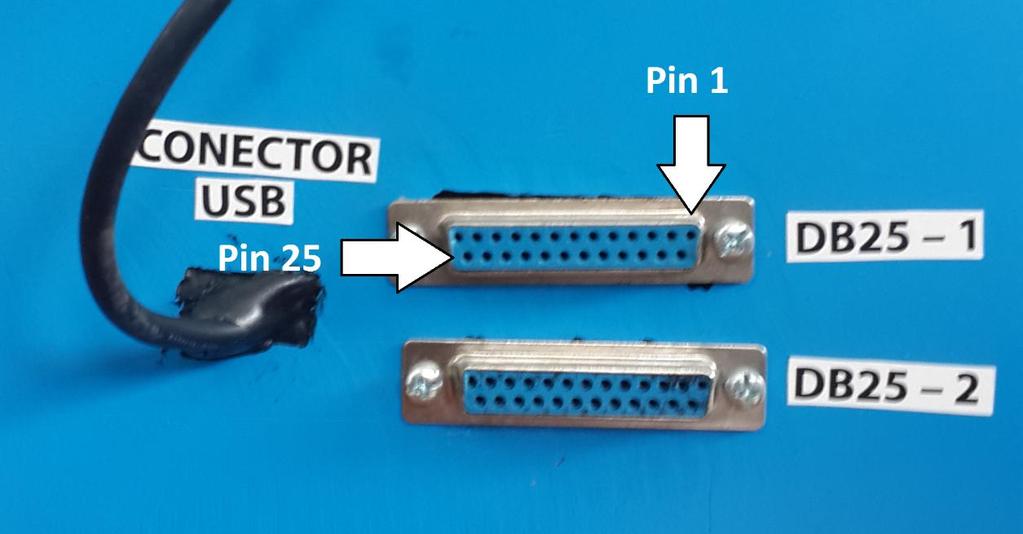 37 2.3.3 Conexión de los puertos DB25 El controlador original del Scorbot utiliza un puerto DB50 para operar el brazo.