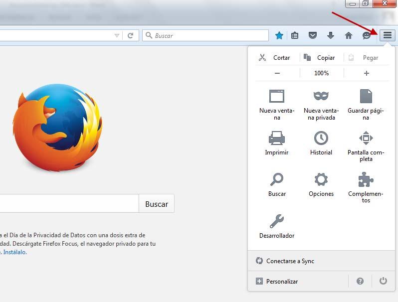 5.2 Mozilla FireFox Para importar el certificador en este navegador, hay que seguir los siguientes pasos: 1.