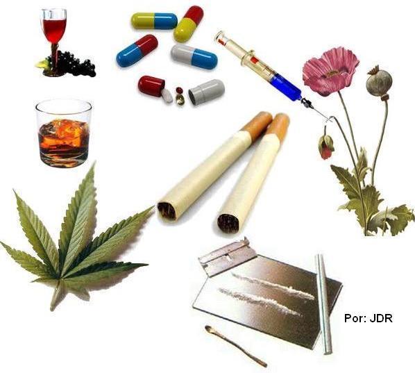 QUÉ SON LAS DROGAS? What are drugs? Una droga es una sustancia vegetal, mineral o animal que tiene efecto estimulante, alucinógena, narcótico o deprimente.