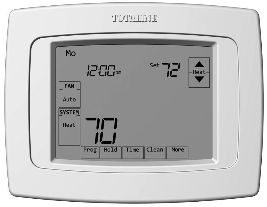 Guide d installation Totaline Deluxe 1C/1F et 3C/2F Thermostats programmables à écran tactile Série P340 Ce guide a trait aux modèles suivants P340-1110 : Pour systèmes comportant 1 circuit de