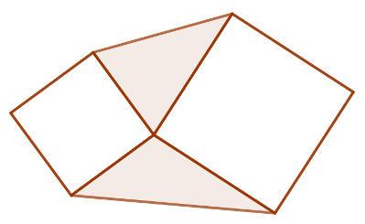 Soluciones Quinto Nivel Torneos Geométricos 2017 2º Ronda 1. La figura está formada por dos cuadrados y dos triángulos.