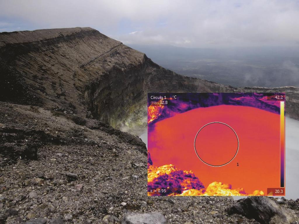 10 Figura 12: Temperatura en el lago ácido del volcán Rincón de
