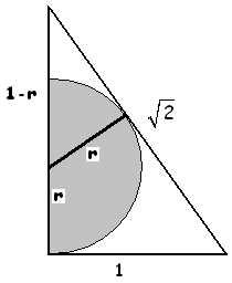 . A) 1 B) 1 C) D) 1 E) Uo de los vértices del triágulo rectágulo es el