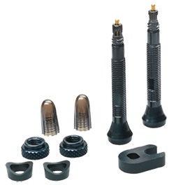 válvula de 30mm y 65mm son compatibles con tubeless. 30mm, negro, theaded. Cod.
